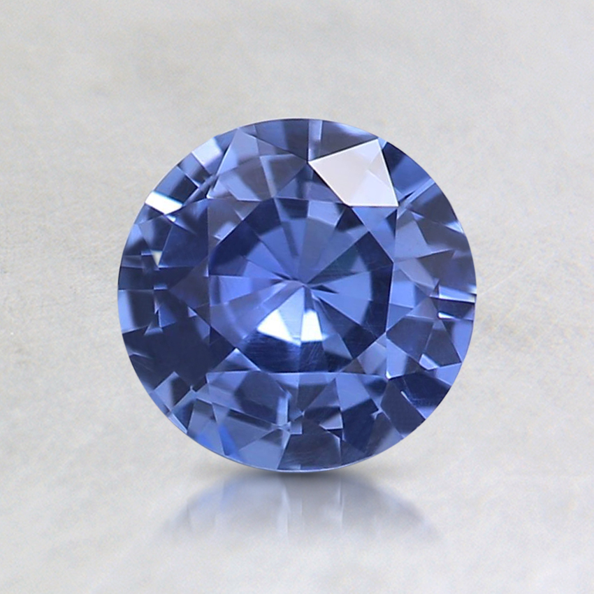 6.1mm Unheated Violet Round Sapphire