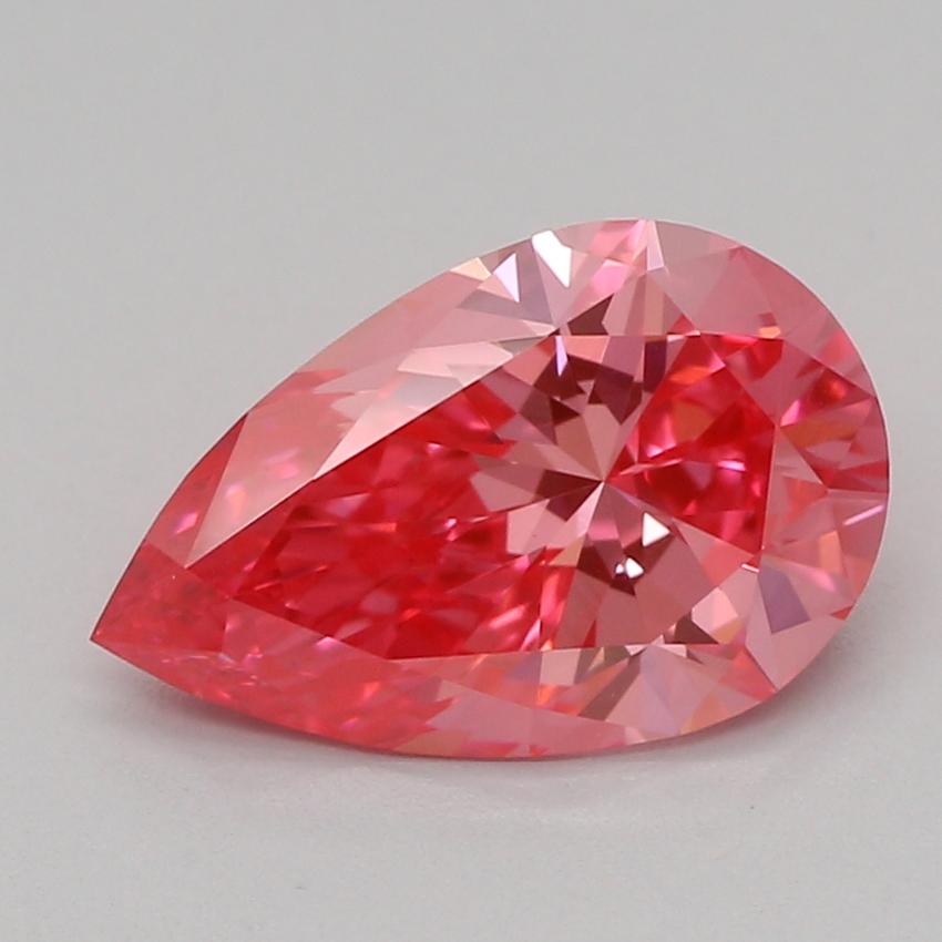 1.05 Ct. Fancy Vivid Pink Pear Lab Grown Diamond