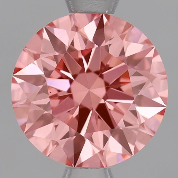 1.07 Ct. Fancy Vivid Pink Round Lab Grown Diamond