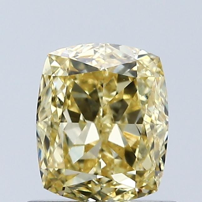 1.02 Ct. Fancy Intense Yellow Cushion Lab Grown Diamond
