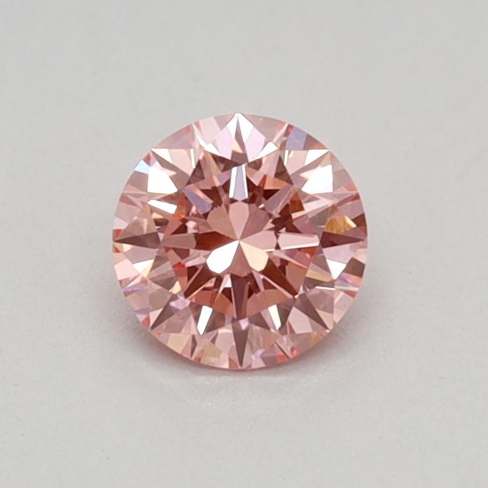 0.31 Ct. Fancy Vivid Pink Round Lab Grown Diamond