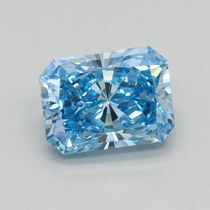 0.45 Ct. Fancy Vivid Blue Radiant Lab Grown Diamond