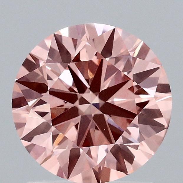 1.52 Ct. Fancy Vivid Pink Round Lab Grown Diamond