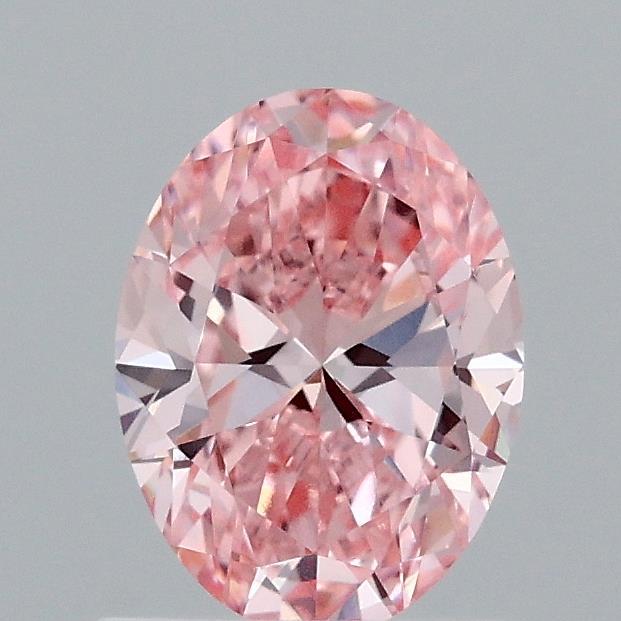 1.00 Ct. Fancy Vivid Pink Oval Lab Grown Diamond