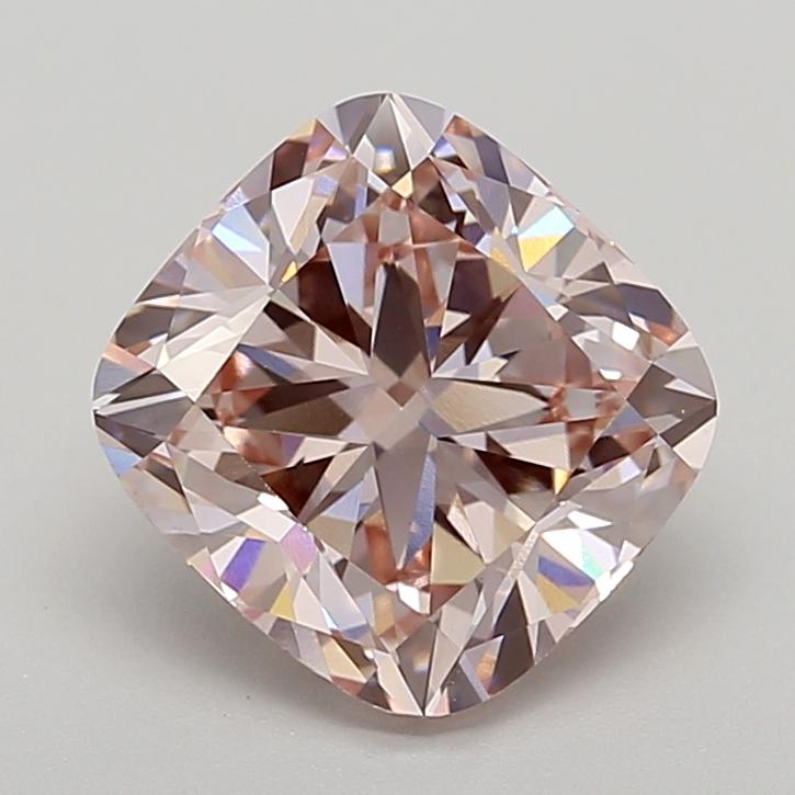 4.03 Ct. Fancy  Pink Cushion Lab Grown Diamond