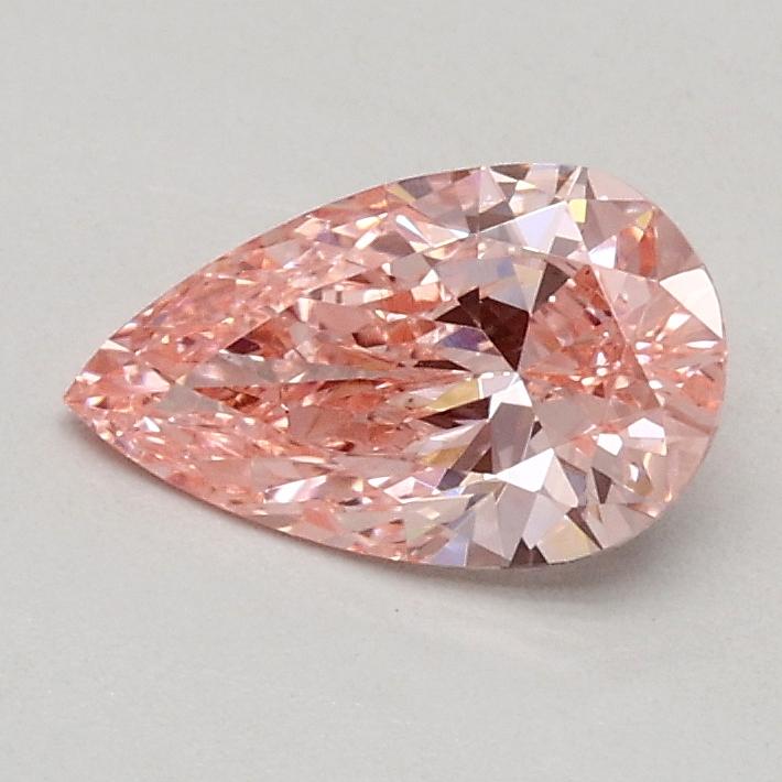 0.53 Ct. Fancy Vivid Pink Pear Lab Grown Diamond