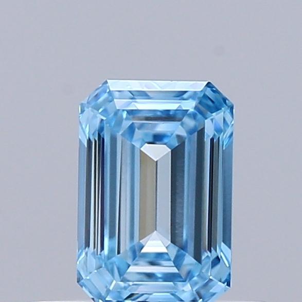 0.50 Ct. Fancy Vivid Blue Emerald Lab Grown Diamond
