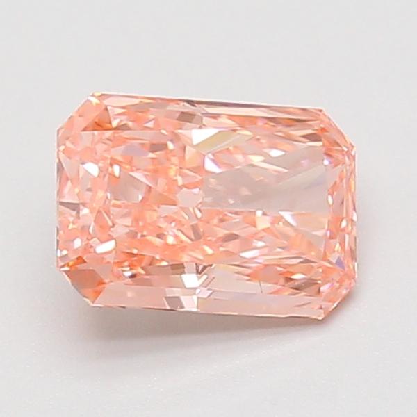 1.29 Ct. Fancy Vivid Pink Radiant Lab Grown Diamond