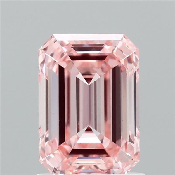 1.49 Ct. Fancy Intense Pink Emerald Lab Grown Diamond