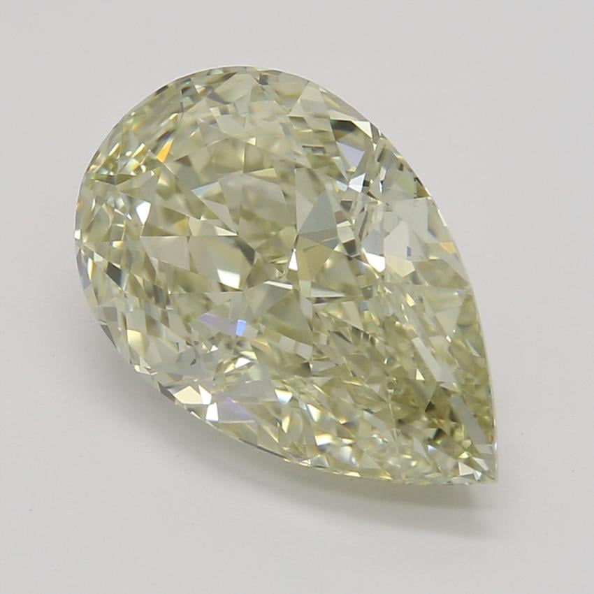 2.02 Ct. Fancy Light Brownish Greenish Yellow Pear Diamond