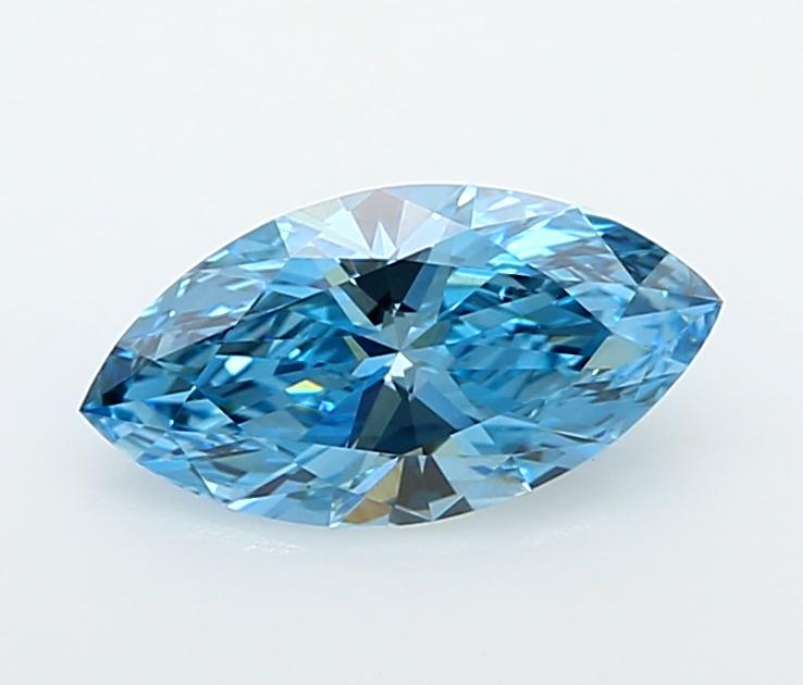 1.01 Ct. Fancy Vivid  Blue Marquise Lab Grown Diamond