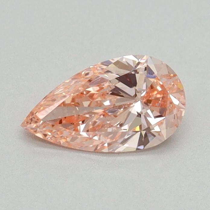 0.50 Ct. Fancy Vivid Pink Pear Lab Grown Diamond