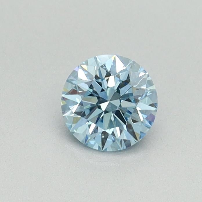 0.34 Ct. Fancy Vivid Blue Round Lab Grown Diamond