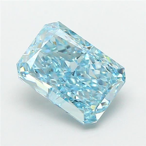 2.02 Ct. Fancy Vivid Blue Radiant Lab Grown Diamond