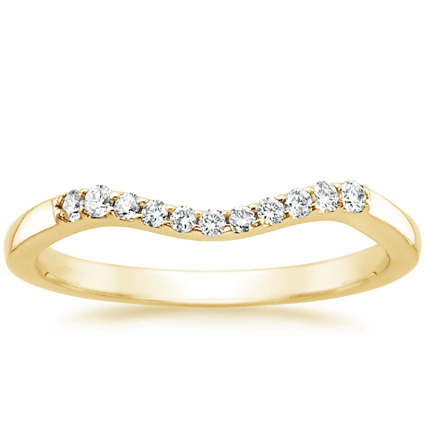 Rose gold diamond engagement ring with surprise diamond details