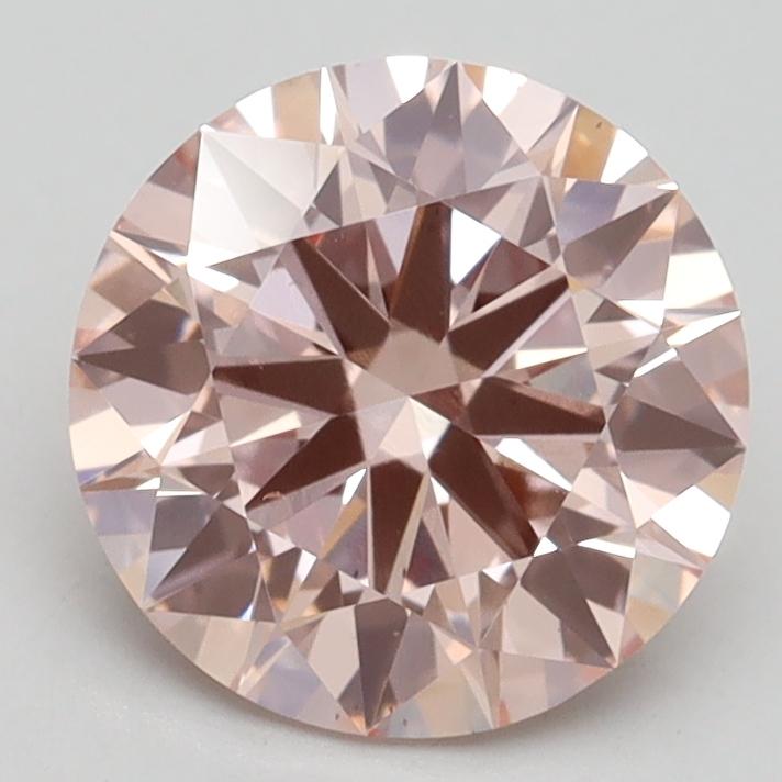 2.08 Ct. Fancy Intense Pink Round Lab Grown Diamond
