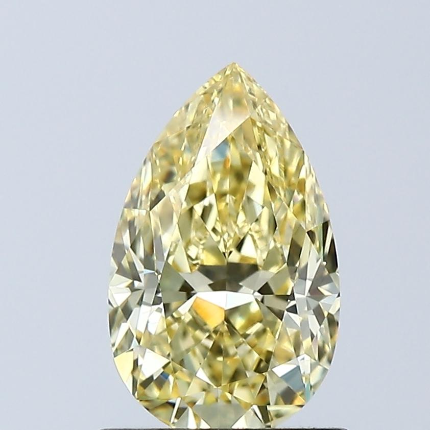 1.05 Ct. Fancy Intense Yellow Pear Lab Grown Diamond