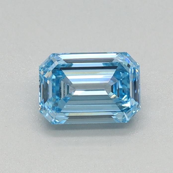 0.34 Ct. Fancy Intense Blue Emerald Lab Grown Diamond