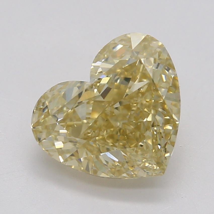 1.12 Ct. Fancy Brownish Yellow Heart Diamond