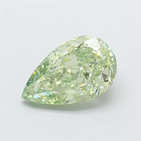 2.27 Ct. Fancy Intense  Green Pear Lab Grown Diamond