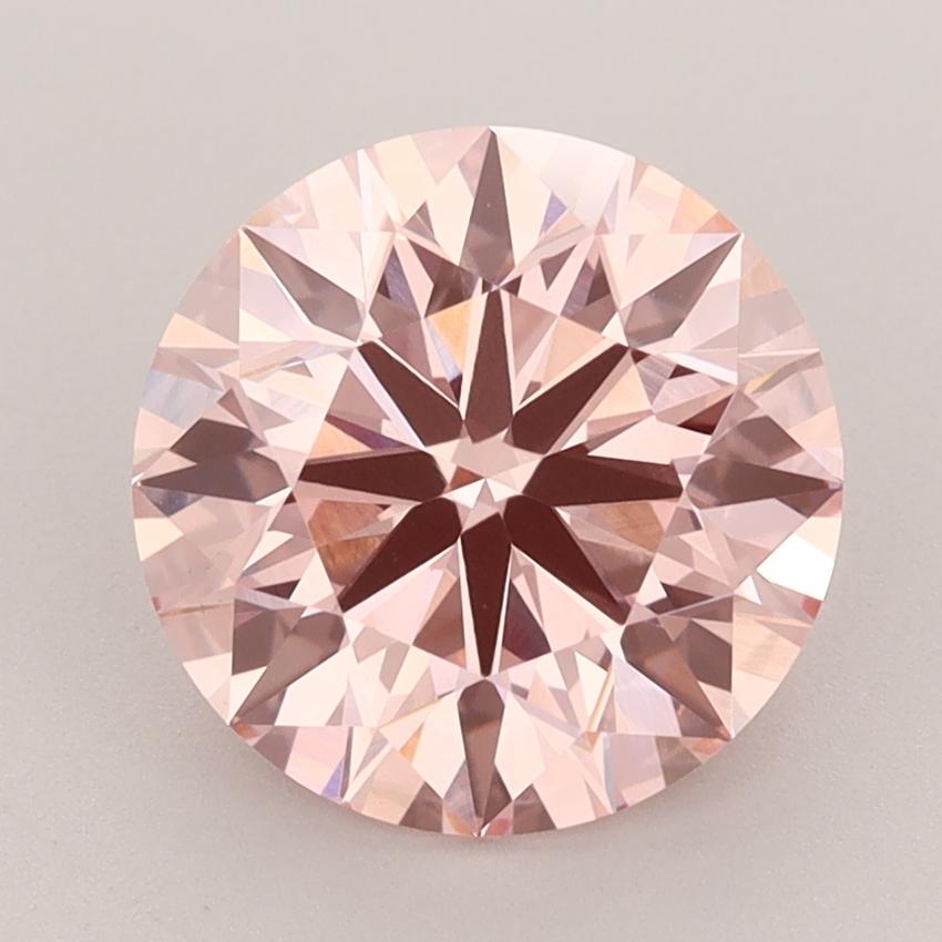 3.05 Ct. Fancy Intense Pink Round Lab Grown Diamond