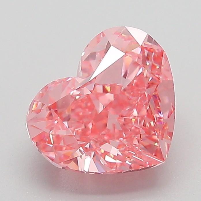 2.02 Ct. Fancy Vivid Pink Heart Lab Grown Diamond