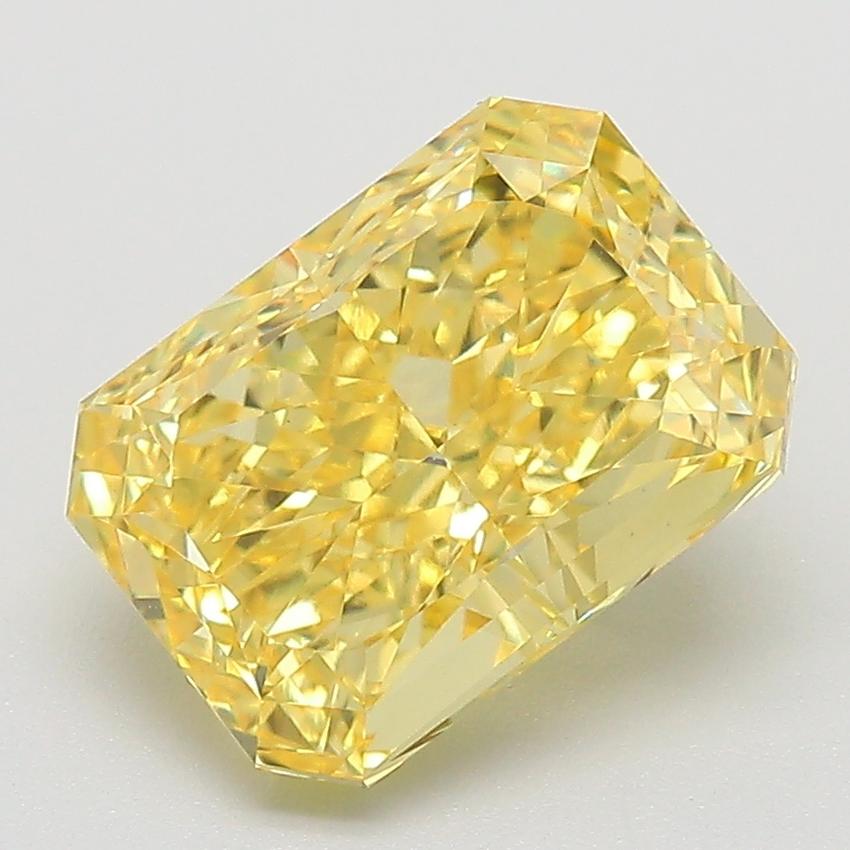 3.05 Ct. Fancy Yellow Radiant Lab Grown Diamond