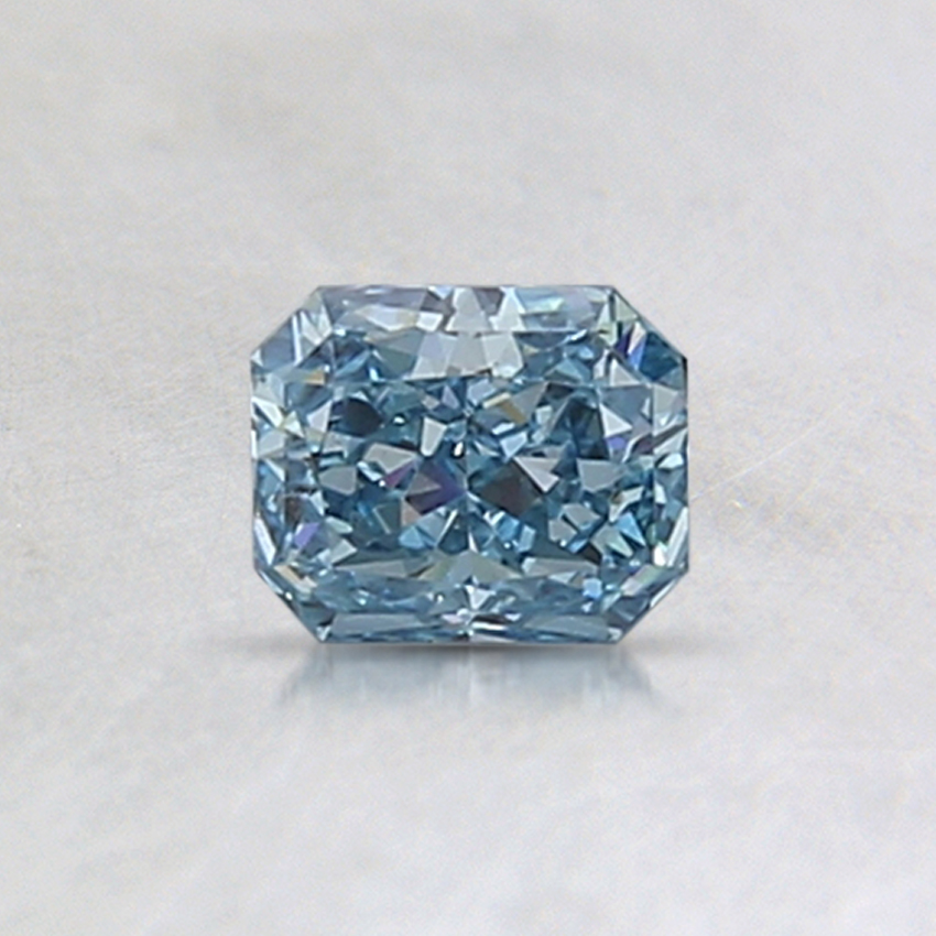 0.43 Ct. Fancy Intense Blue Radiant Lab Grown Diamond