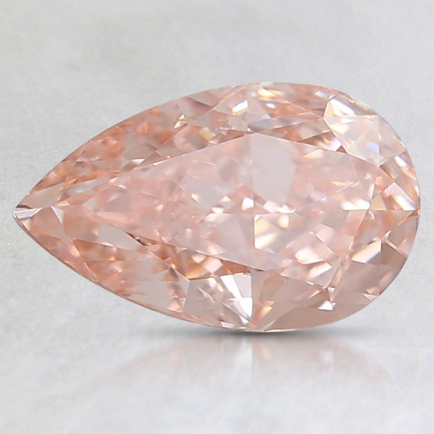 1.50 Ct. Fancy Intense Orangy Pink Pear Lab Grown Diamond