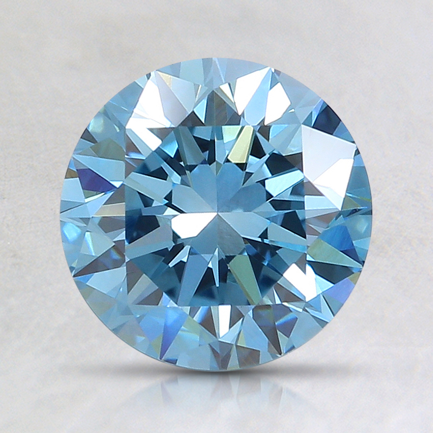 1.50 Ct. Fancy Intense Blue Round Lab Grown Diamond