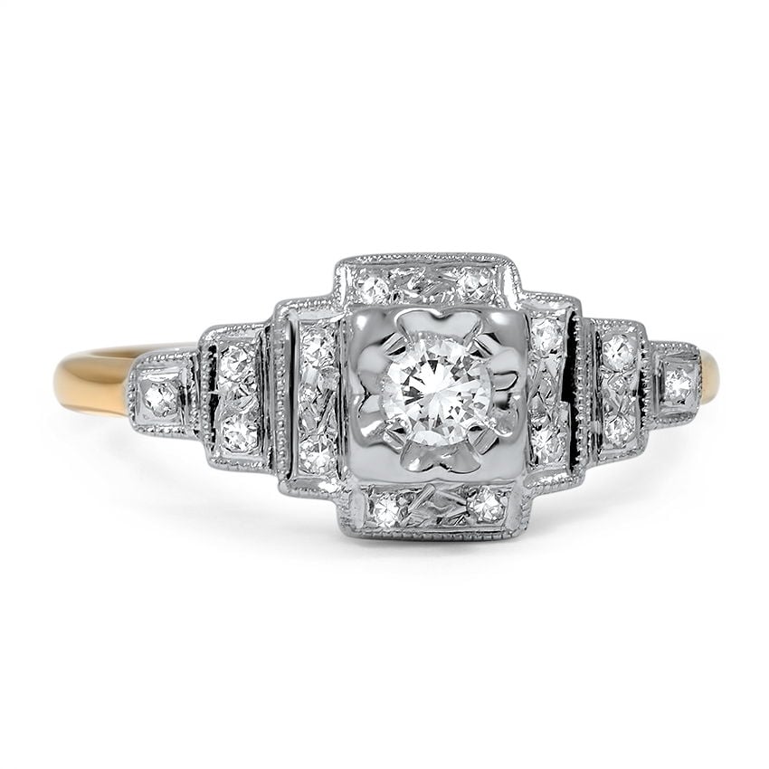 Retro Diamond Vintage Ring