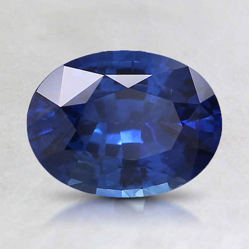 8x6mm Super Premium Blue Oval Sapphire