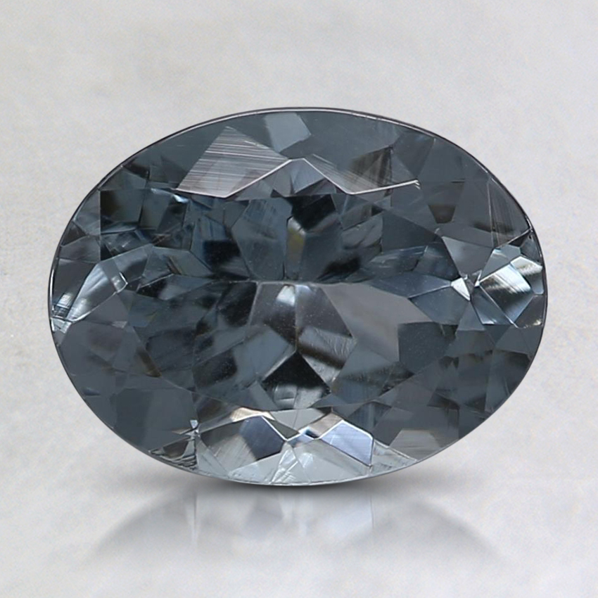 8.5x6.6mm Gray Oval Spinel