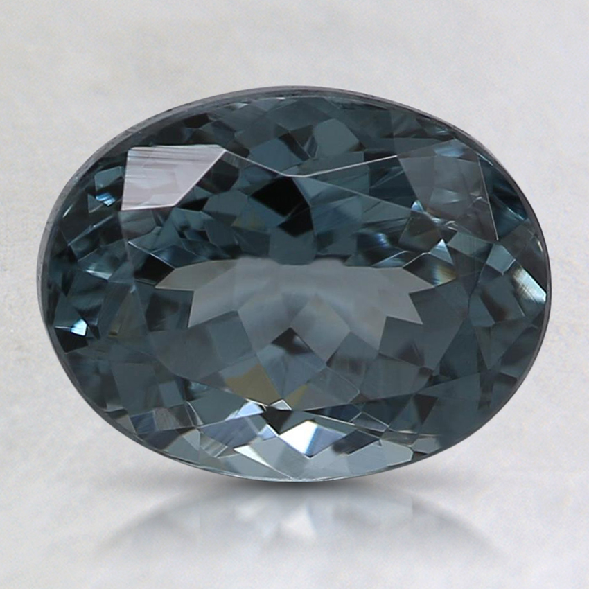 8.9x6.9mm Gray Oval Spinel