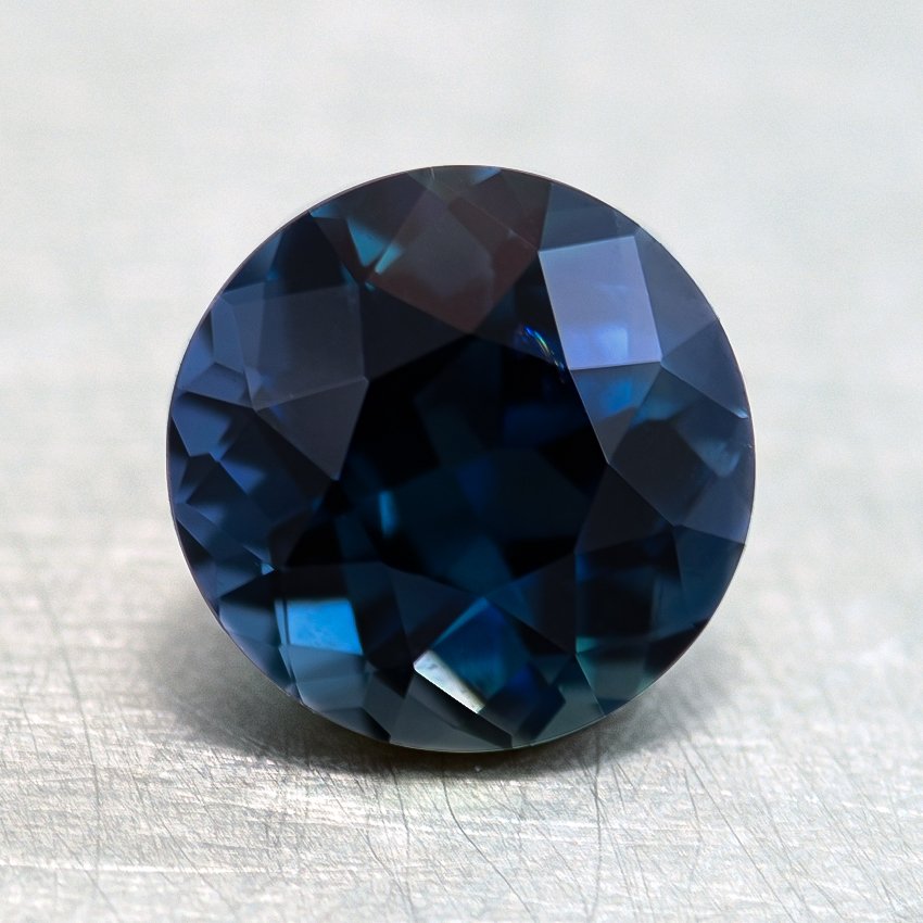 6.5mm Premium Teal Round Sapphire