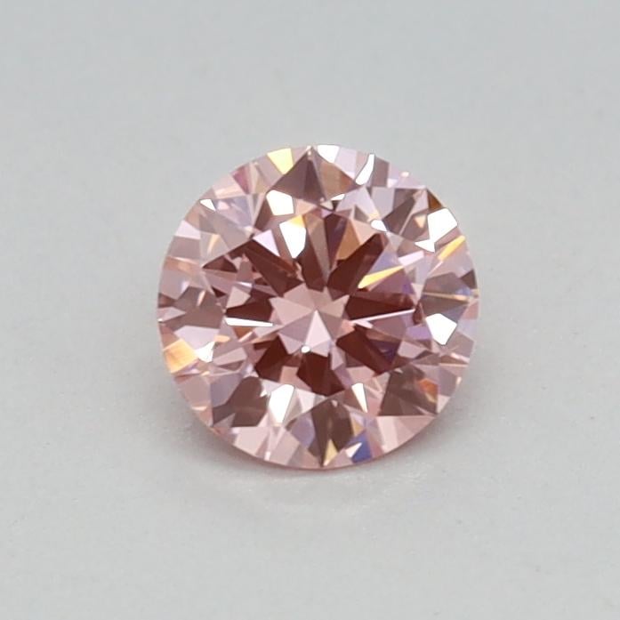 0.28 Ct. Fancy Intense Pink Round Lab Grown Diamond