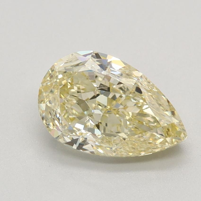 1.29 Ct. Fancy Light Yellow Pear Lab Grown Diamond