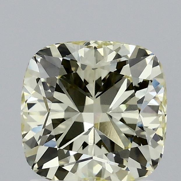 1.60 Ct. Fancy Light Yellow Cushion Lab Grown Diamond