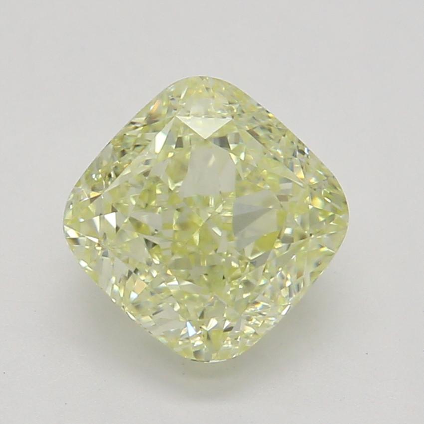1.02 Ct. Fancy Light Yellow Cushion Diamond