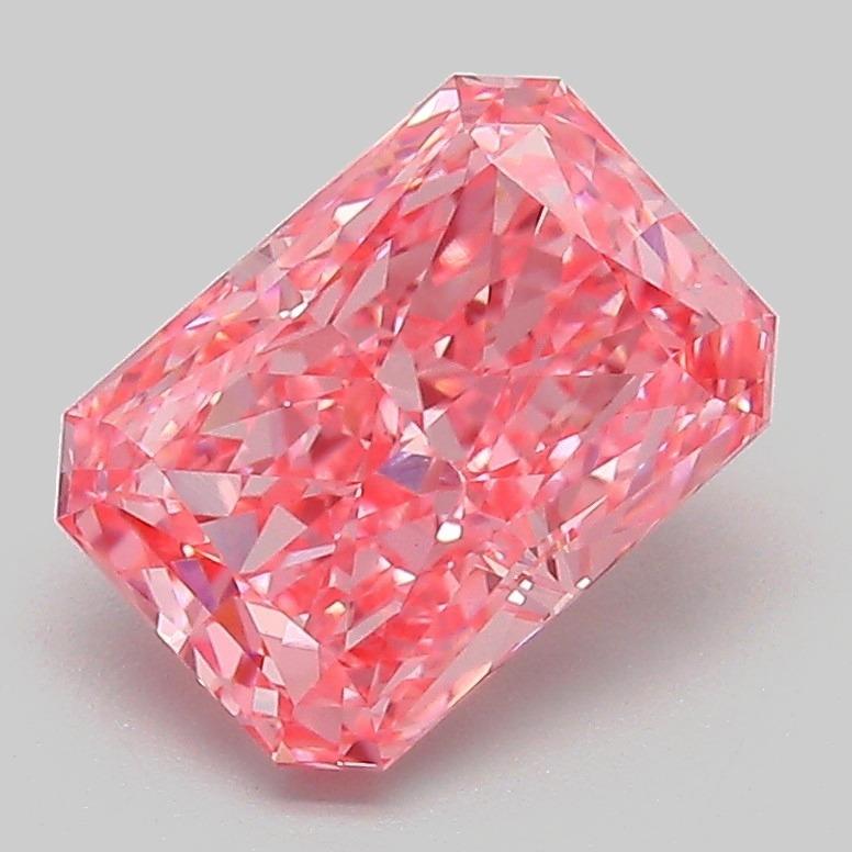 2.08 Ct. Fancy Vivid Pink Radiant Lab Grown Diamond