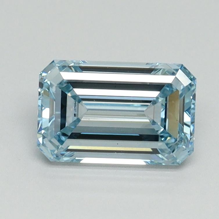 1.04 Ct. Fancy Intense Blue Emerald Lab Grown Diamond