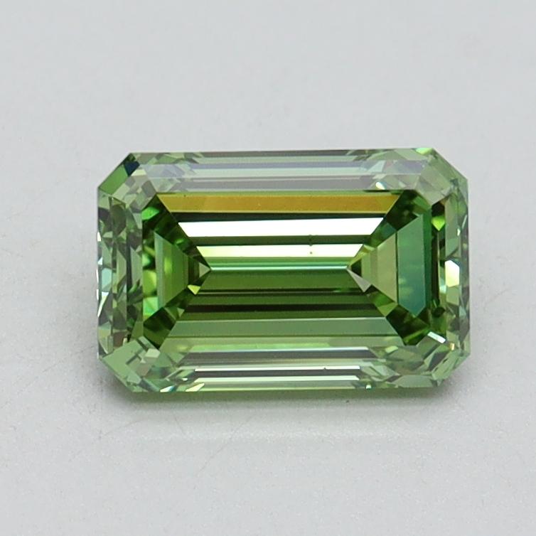 1.01 Ct. Fancy Vivid Green Emerald Lab Grown Diamond