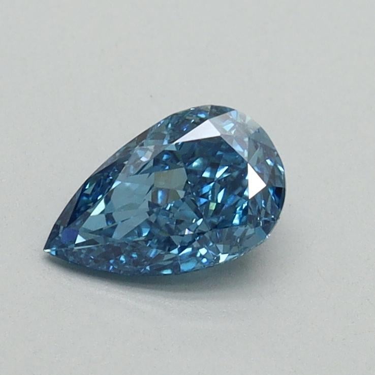 0.50 Ct. Fancy Vivid Blue Pear Lab Grown Diamond
