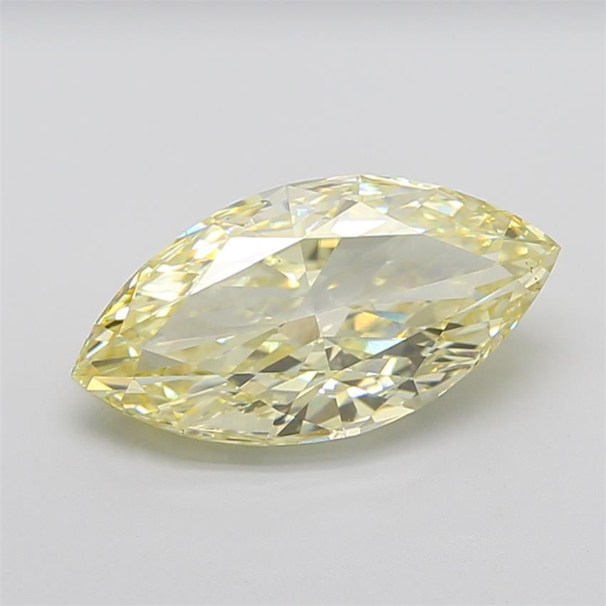 5.25 Ct. Fancy Light  Yellow Marquise Lab Grown Diamond