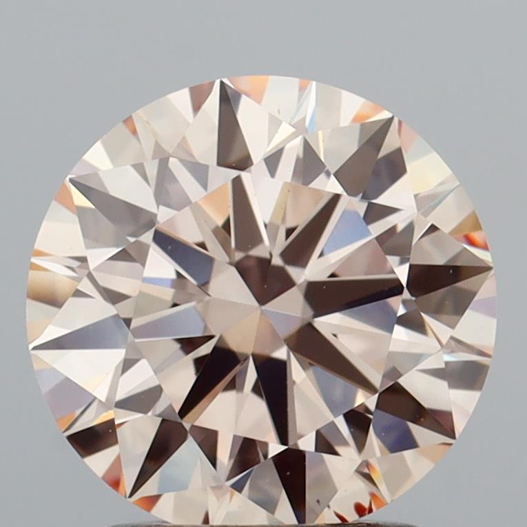 1.81 Ct. Fancy Light  Pink Round Lab Grown Diamond