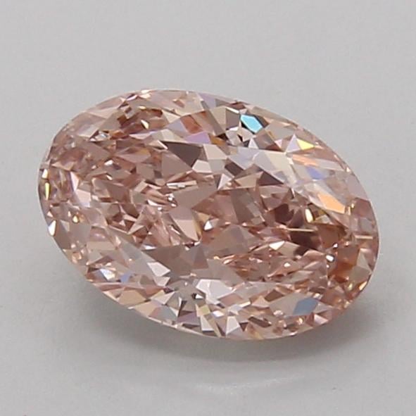 1.50 Ct. Fancy Intense Brownish Pink Oval Lab Grown Diamond