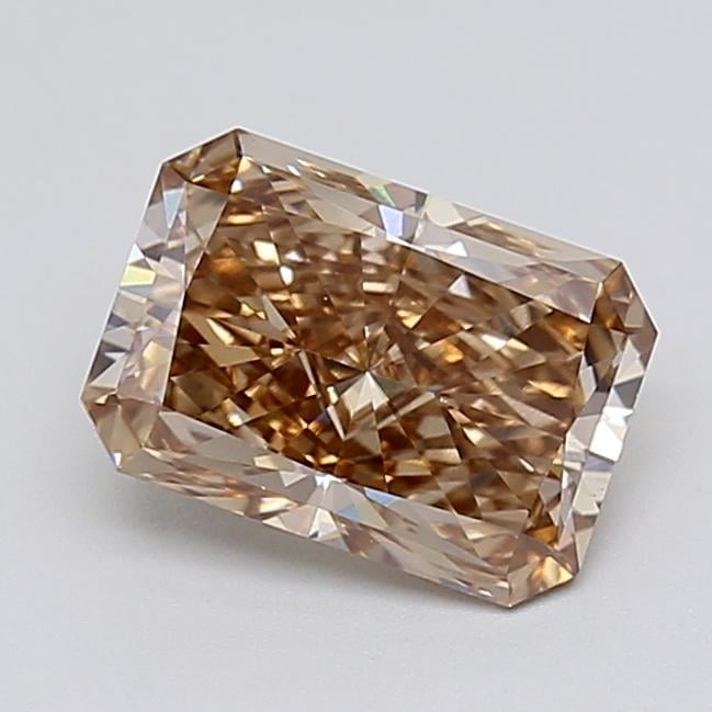 1.95 Ct. Light  Brown Radiant Lab Grown Diamond