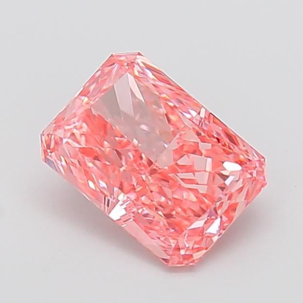 2.05 Ct. Fancy Vivid  Pink Radiant Lab Grown Diamond