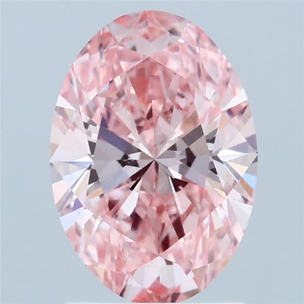 1.75 Ct. Fancy Vivid Pink Oval Lab Grown Diamond