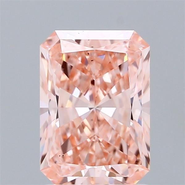 1.80 Ct. Fancy Intense Pink Radiant Lab Grown Diamond